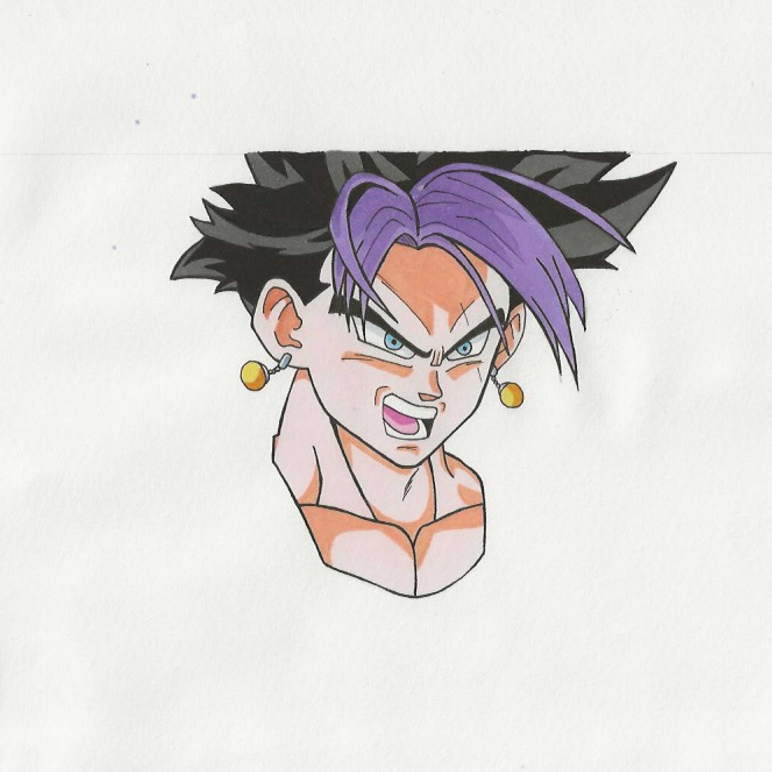Dessin de Gotenks du manga Dragon Ball Super